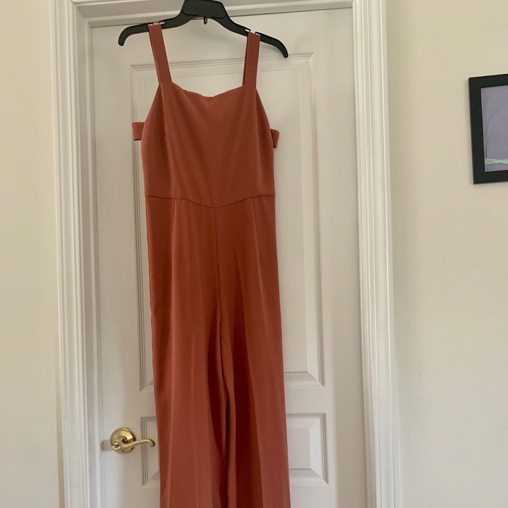 Zara Dark Orange Jumpsuit
